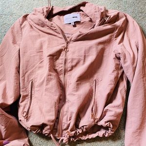 Pink/mauve Windbreaker